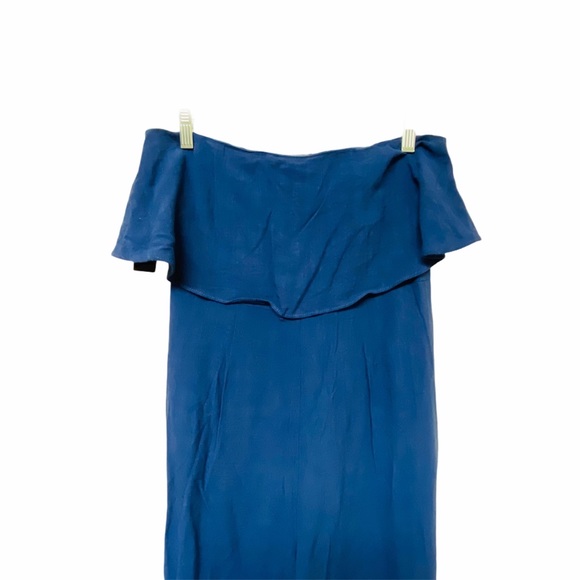 Lulus Lanah Navy Blue Strapless Jumpsuit Culotte - Picture 5 of 12